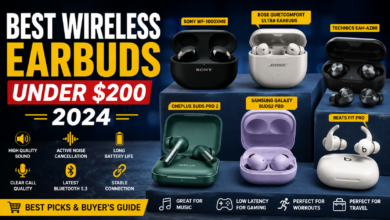 Best Wireless Earbuds Under 200 Dollars 2024: Top Affordable Premium Earbuds for Sound, ANC, Gaming, and Daily Use Best Wireless Earbuds Under 200 Dollars 2024